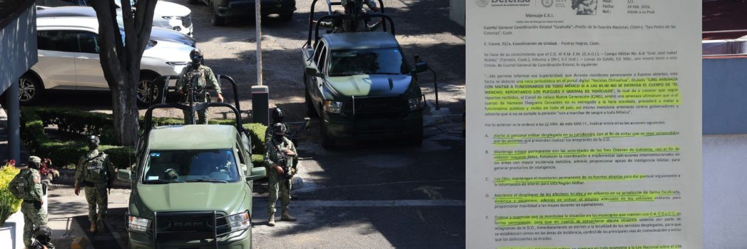 Filtración Militar CJNG