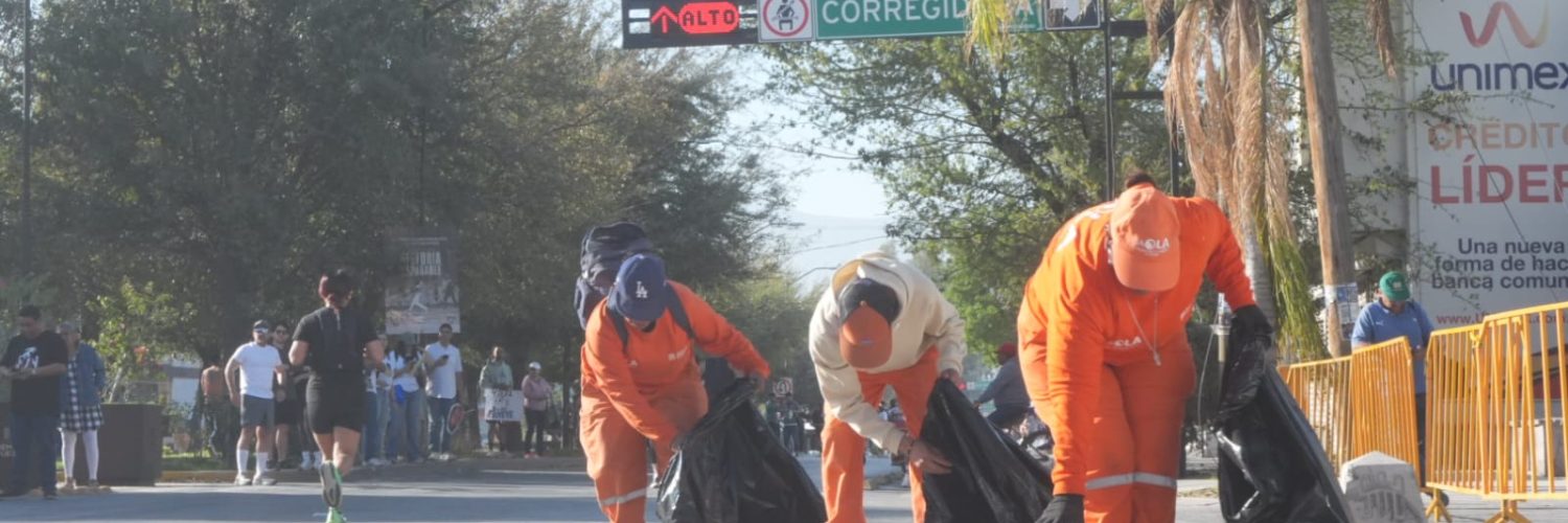 Limpieza Maratón Lala Torreón