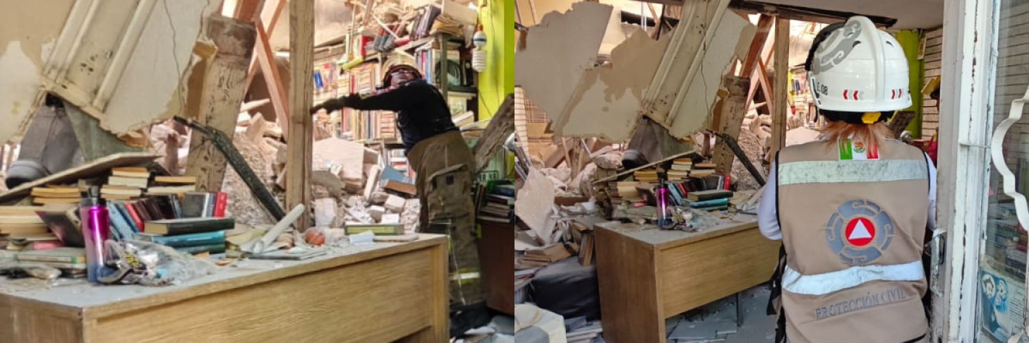 Colapso librería Torreón