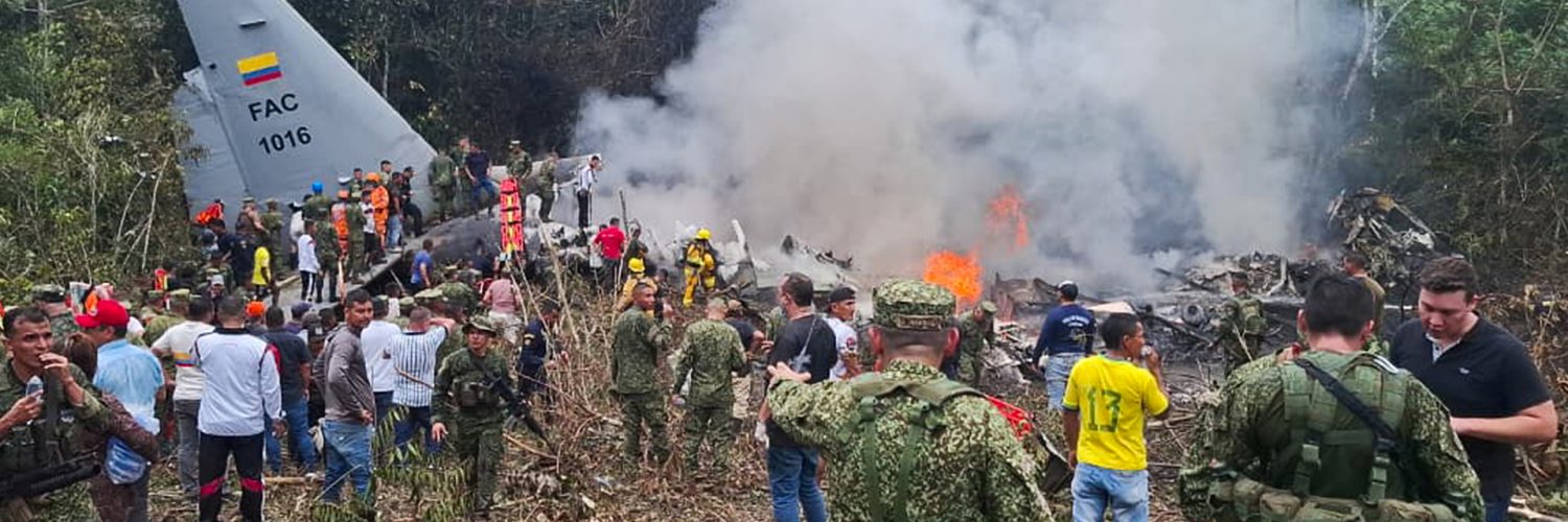 accidente avión Colombia