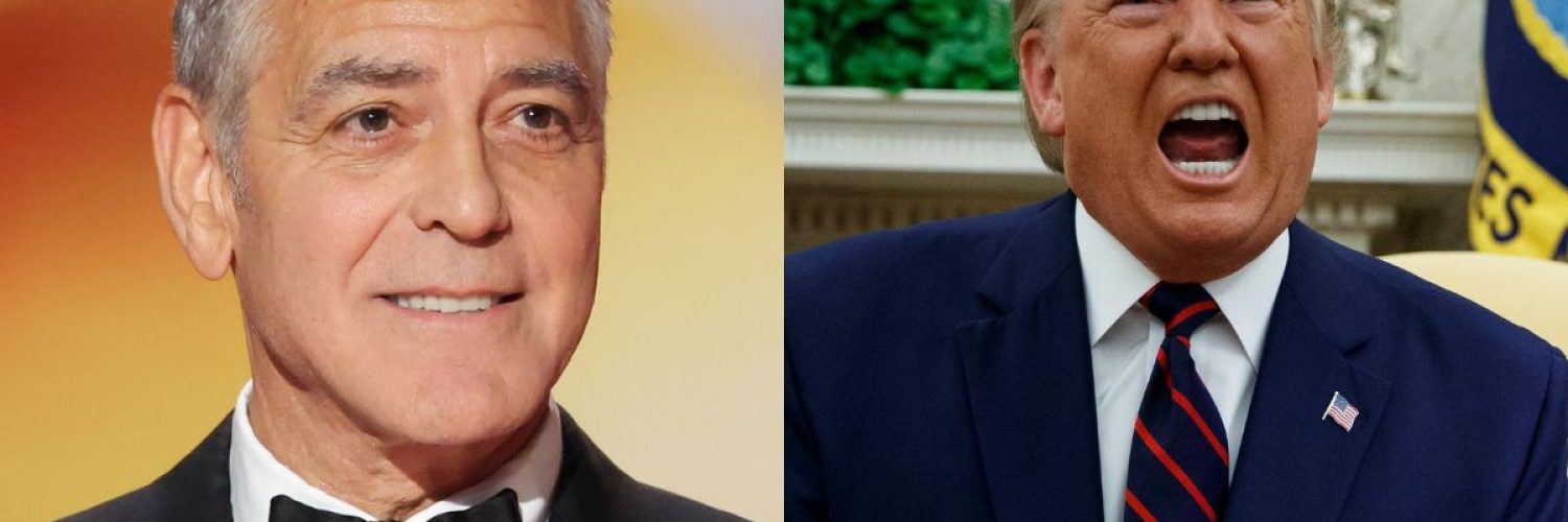 Clooney Trump Irán