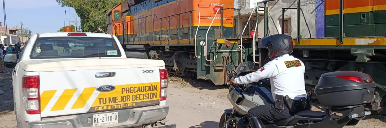 Descarrilamiento Locomotora Torreón