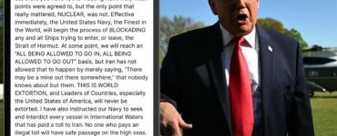 Trump bloqueo naval Irán