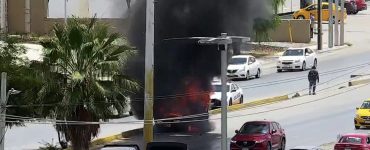 Incendio vehículo Torreón