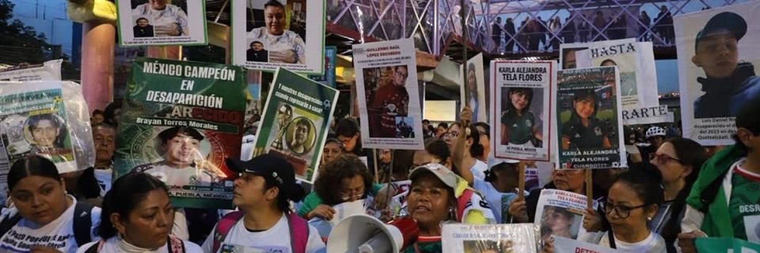 Protesta Desaparecidos Tlalpan