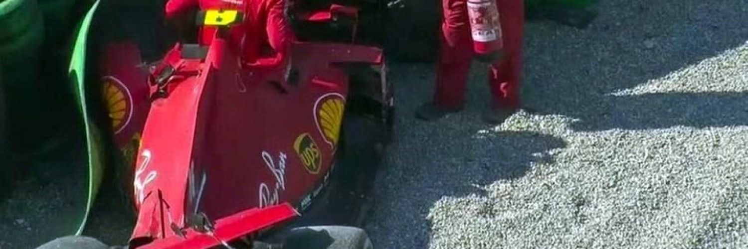 Charles Leclerc choque