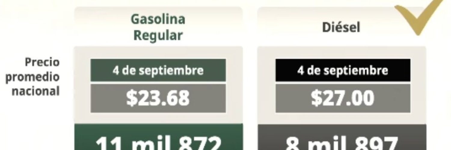 precio diésel nacional